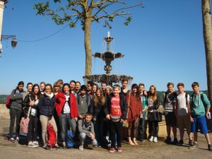 Les élèves allemands du lycée Theodor Fliedner.