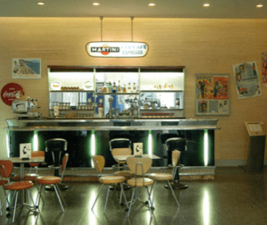 Italienische Eisdiele 1950er Jahre